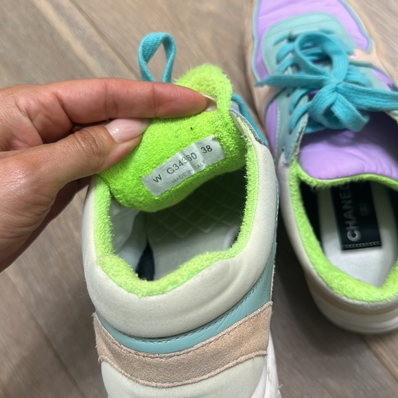 CHANEL TRAINER SIZE 38 - Picture 6 of 7